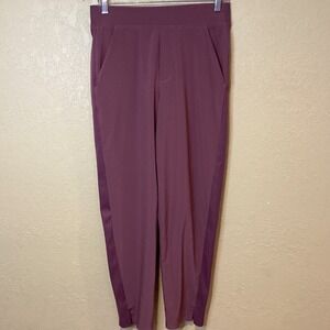 Athleta Brooklyn Mid Rise Pant, Mauve, Size 4, Wrinkle-resistant, stretch fabric